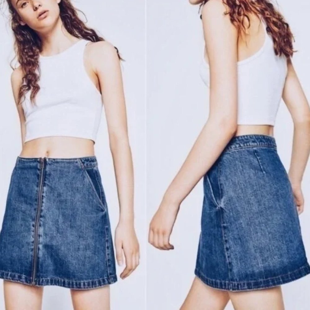 Denim skirt
